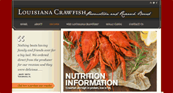 Desktop Screenshot of crawfish.org