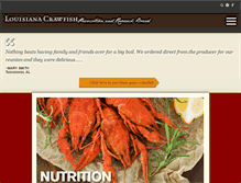 Tablet Screenshot of crawfish.org